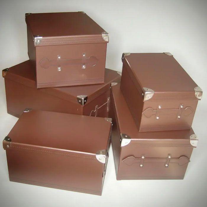 Cajas Organizadoras Para Almacenamiento Con Tapa Set De 5-2
