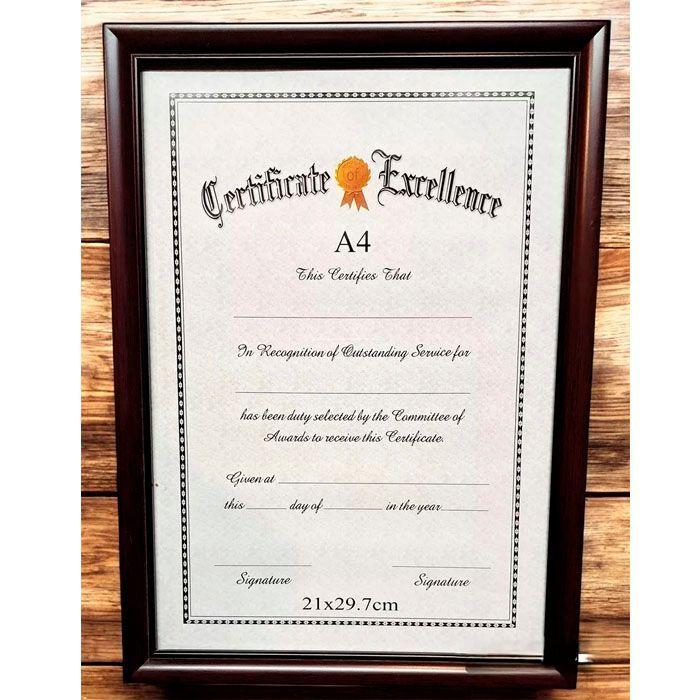 Pack 12 Marco Certificado Diploma Título A4 21x29.7cm-1