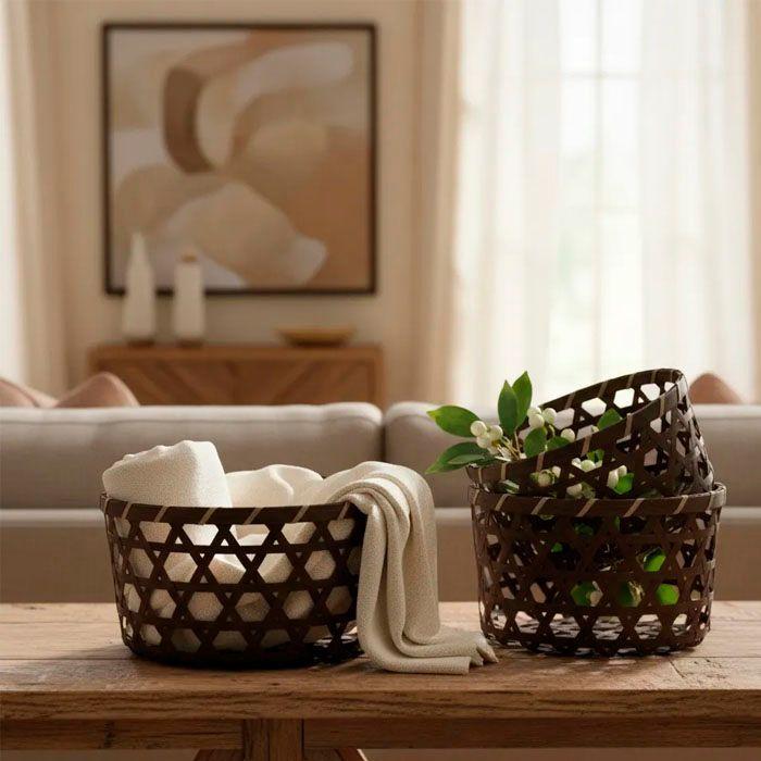 Canasto Para Almacenamiento Set de 3-3