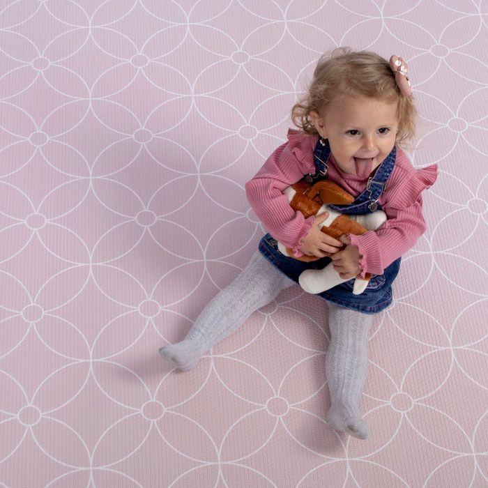 Playmat Bebe Antigolpes Reversible 185x125 cm Bloom-2