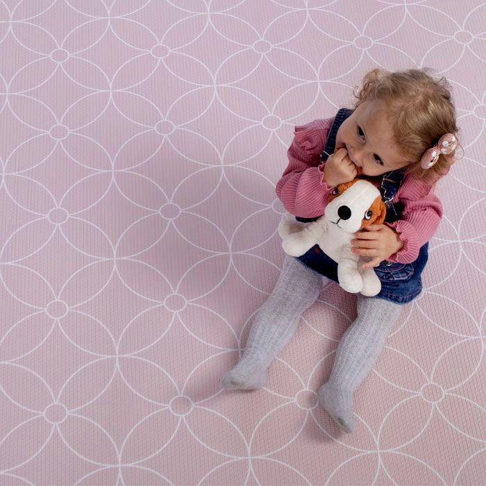 Playmat Bebe Antigolpes Reversible 185x125 cm Bloom-5