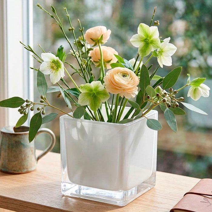 Florero Decorativo De Vidrio 14 Cm-1