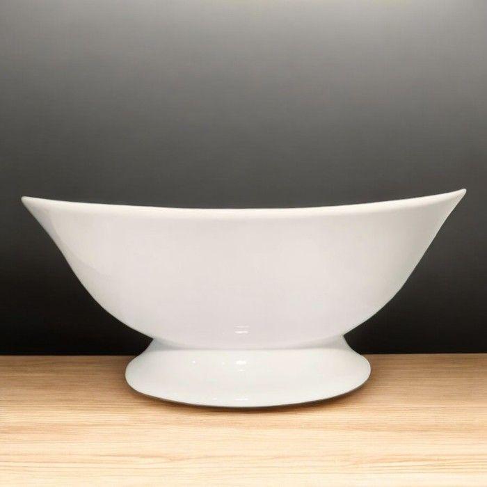 Plato con Base de Porcelana 27x20x10 -2