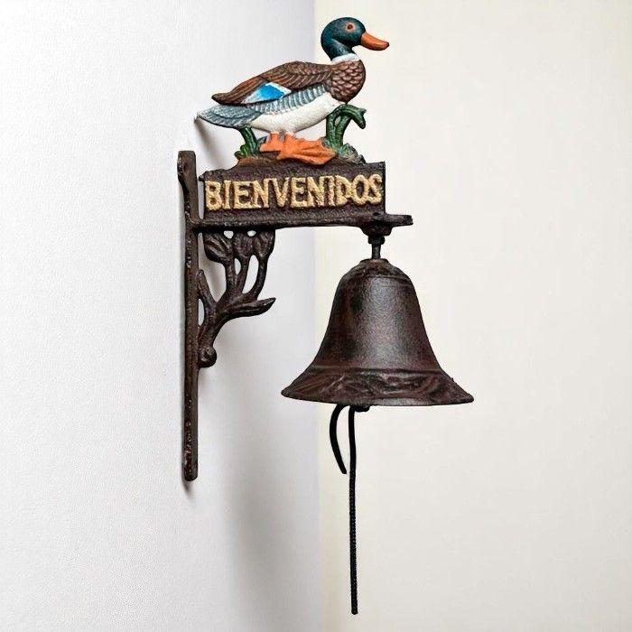 Campana decorativa bienvenidos-2