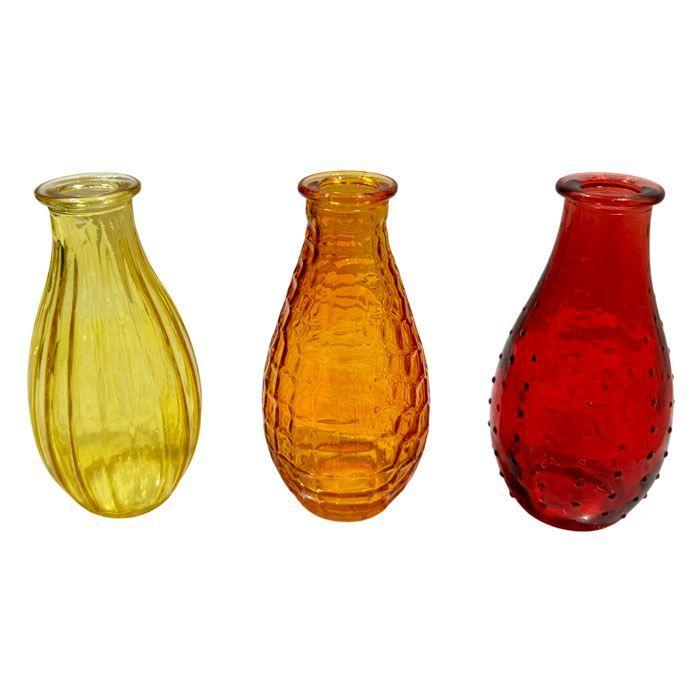 Floreros de Vidrio Set de 3-2