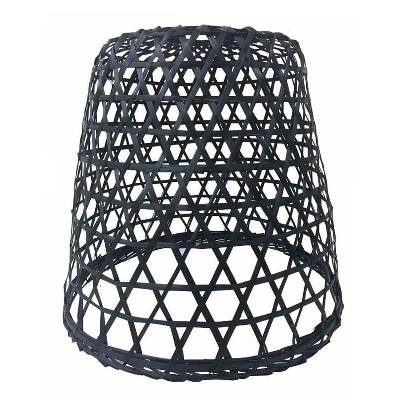 Pantalla de Bambú Negra-0