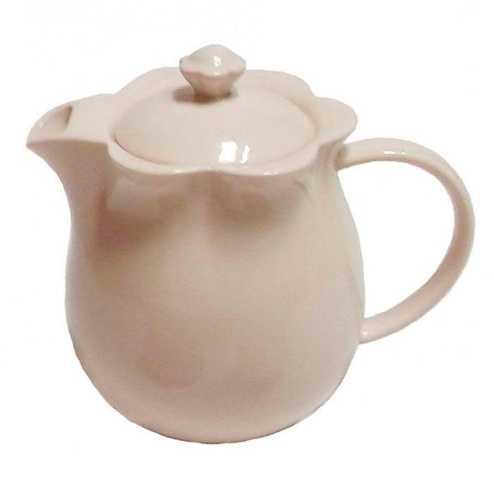 Tetera Rosada De Porcelana-2