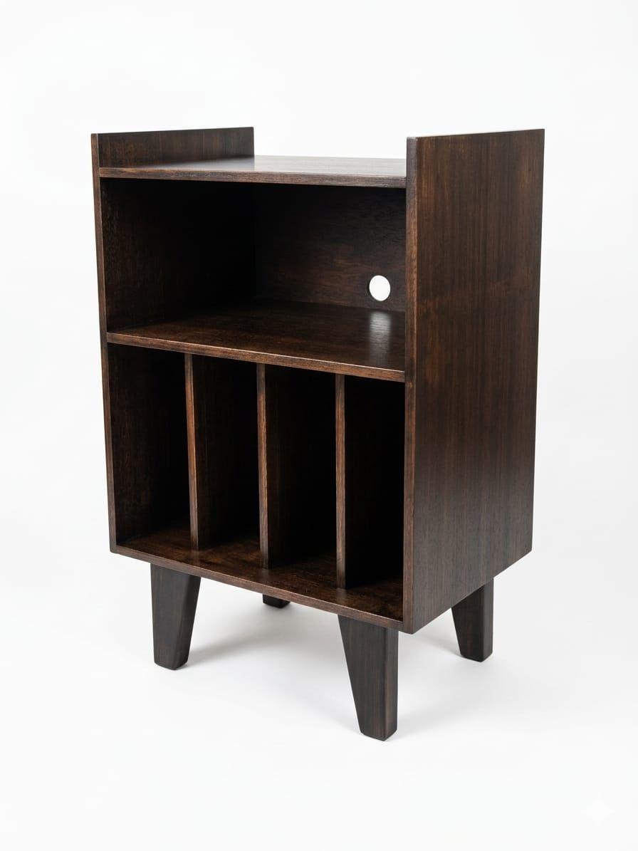 Rack para tornamesas y vinilos 60 x 40 x 90 cm-0
