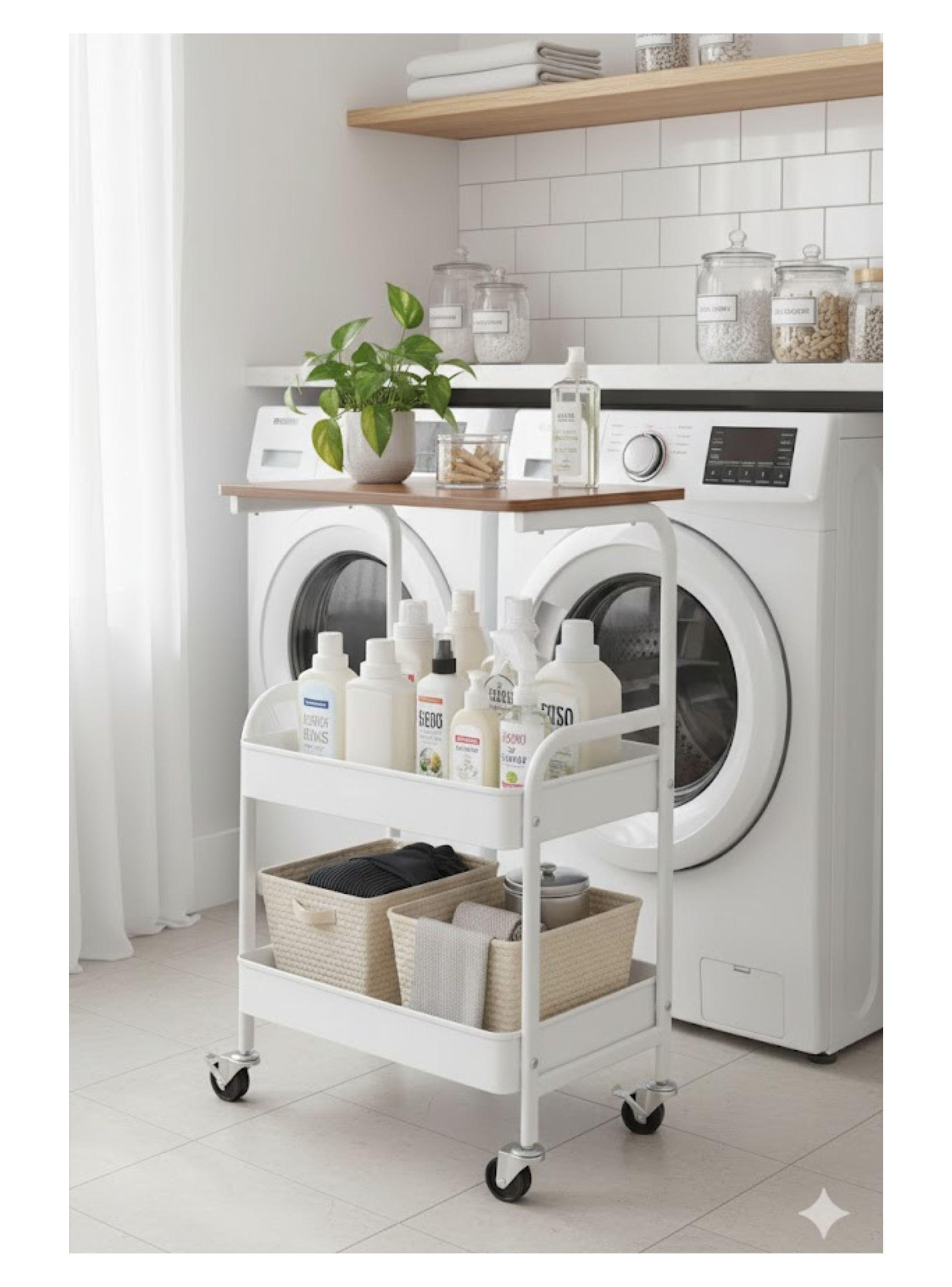 ORGANIZADOR DE 3 NIVELES CON RUEDAS MULTIFUNCIONAL BLANCO JR-2