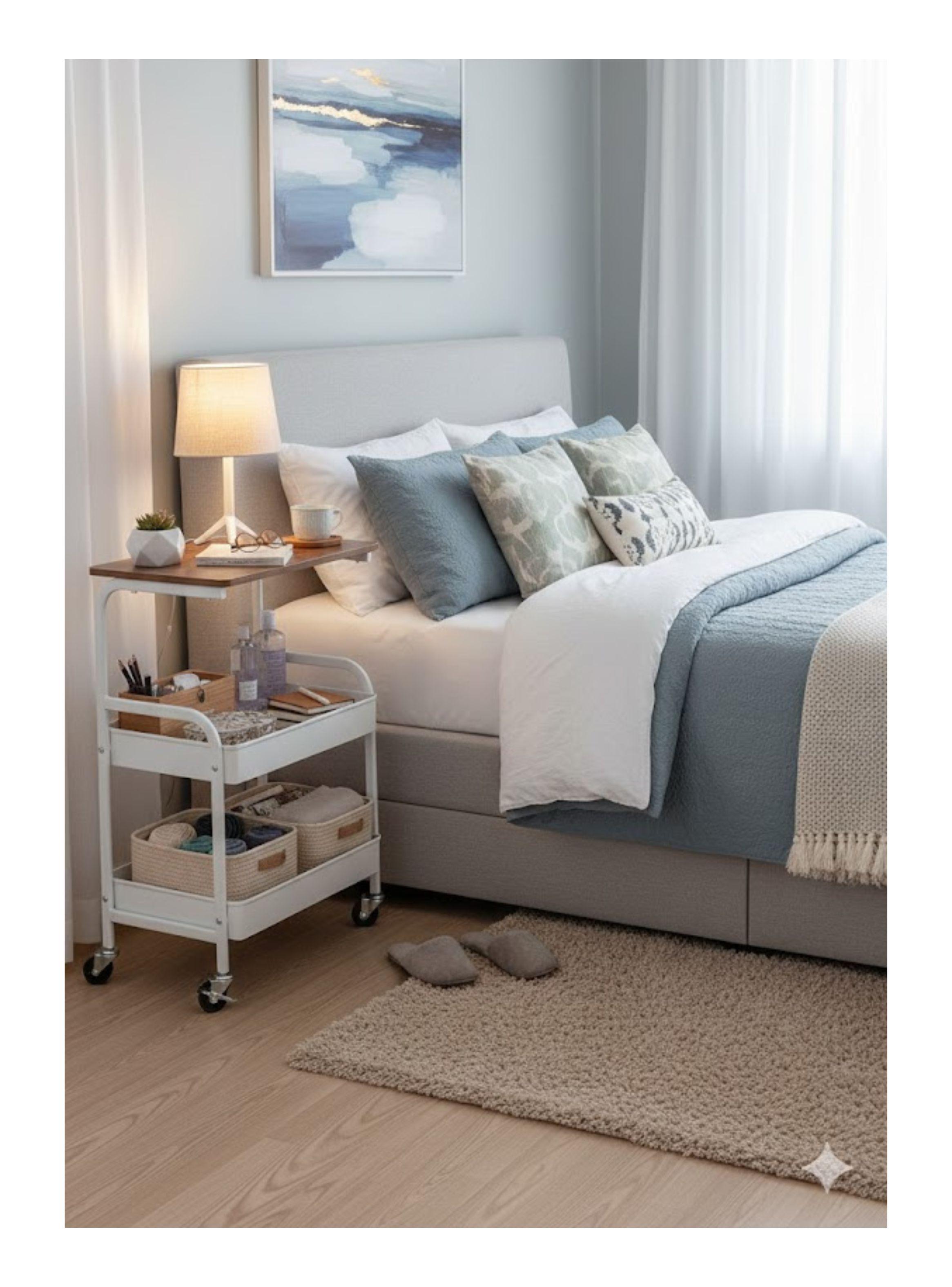 ORGANIZADOR DE 3 NIVELES CON RUEDAS MULTIFUNCIONAL BLANCO JR-3