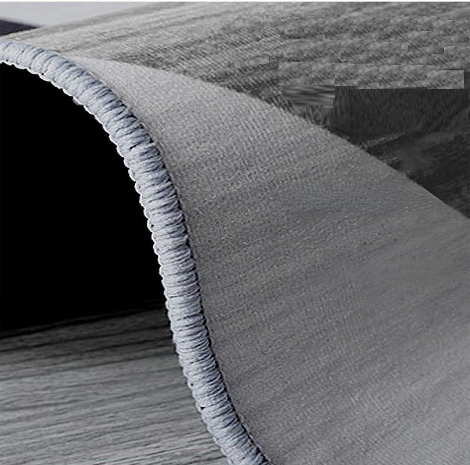 ALFOMBRA GRIS ZIGZAG DE LINEAS 150X200 MP-2