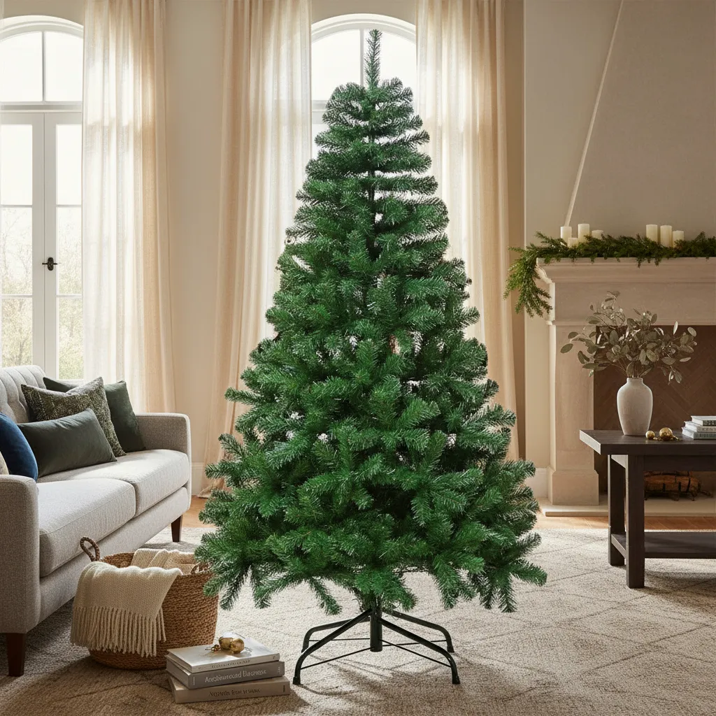 Arbol De Navidad Tradicional 210 Cm Verde 800 Ramas Gsol-0