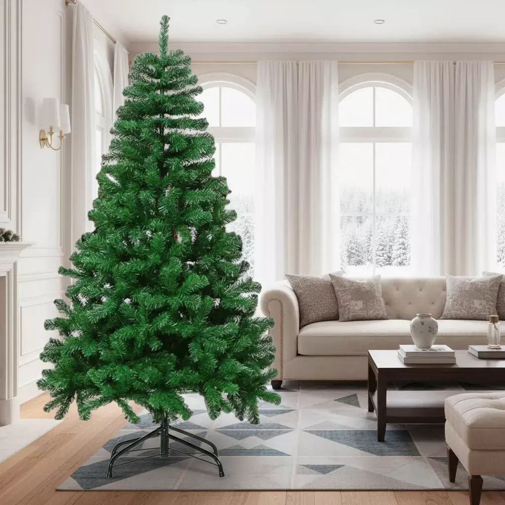 Arbol De Navidad Tradicional 210 Cm Verde 800 Ramas Gsol-1
