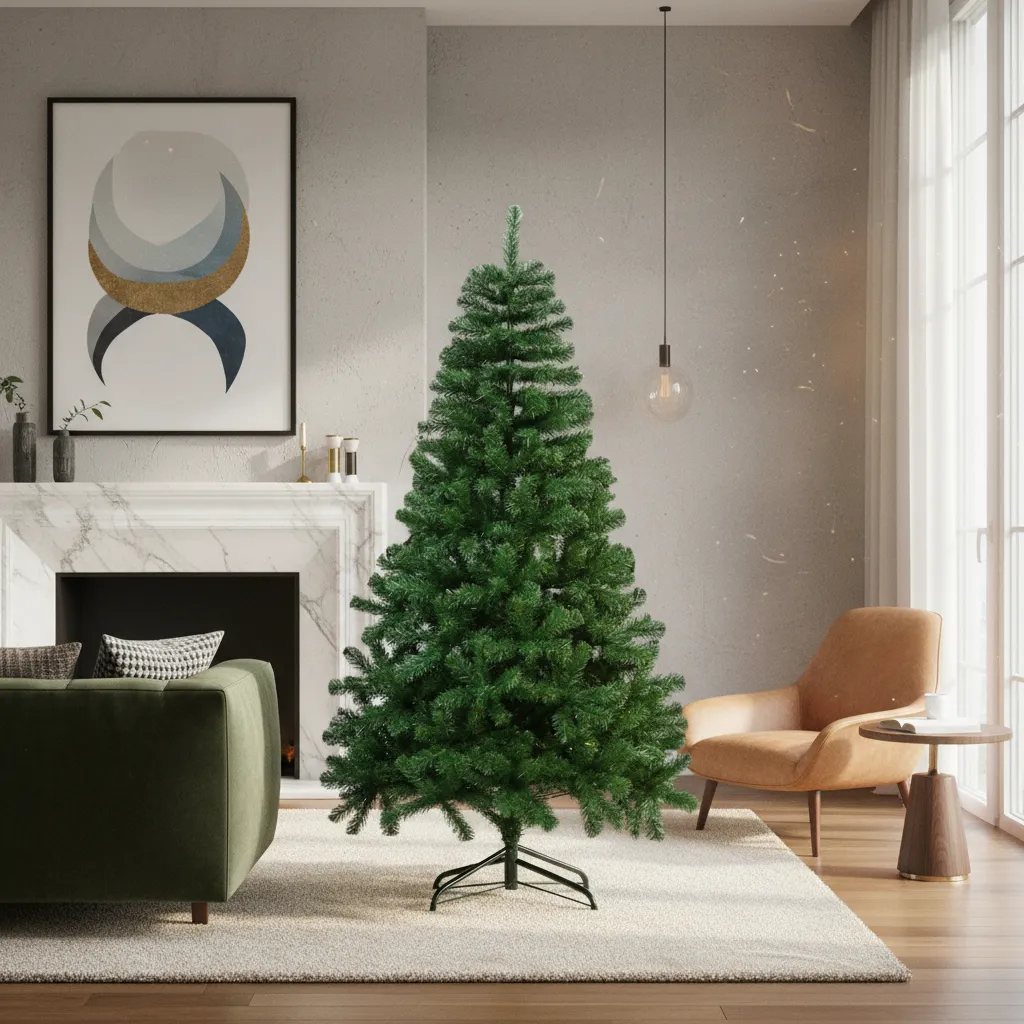 Arbol De Navidad Tradicional 210 Cm Verde 800 Ramas Gsol-2