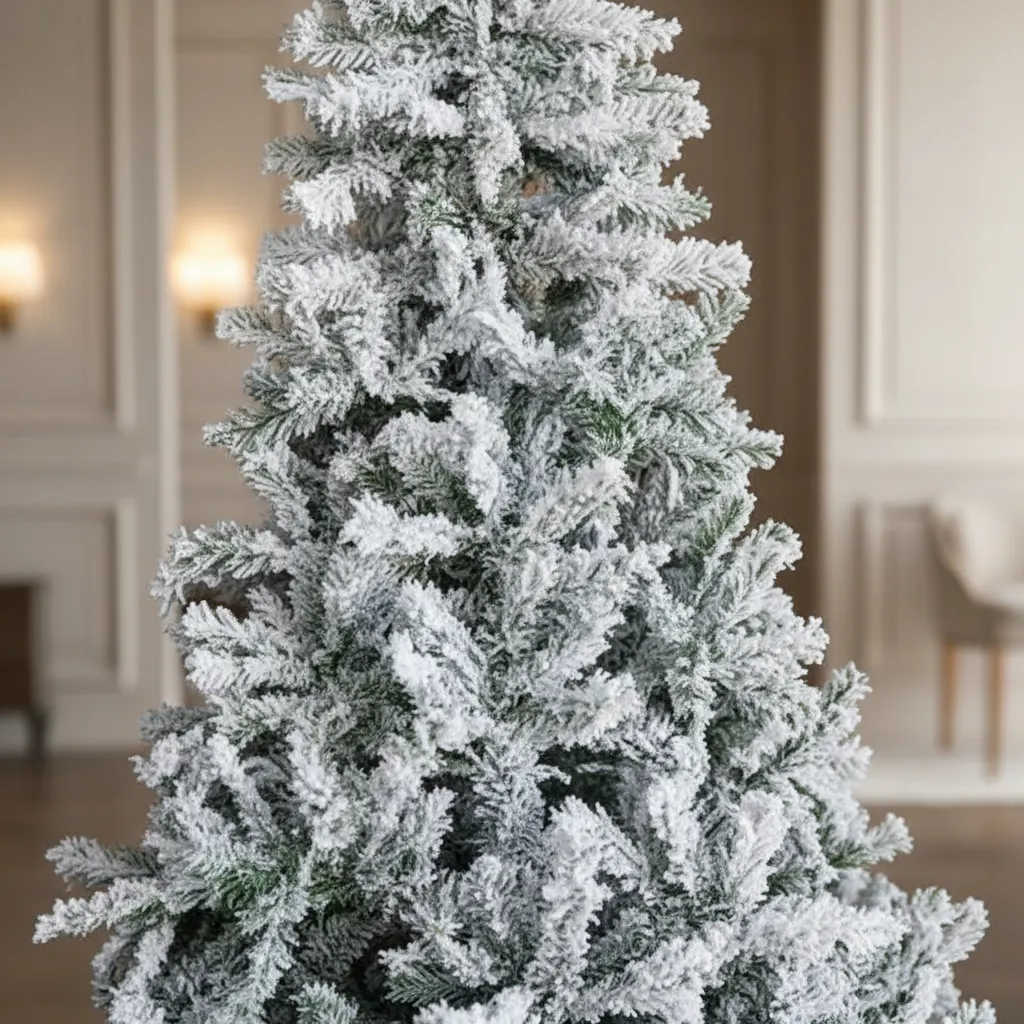 Arbol Nevado De Navidad Tradicional 150 Cm 300 Ramas Gsol-2