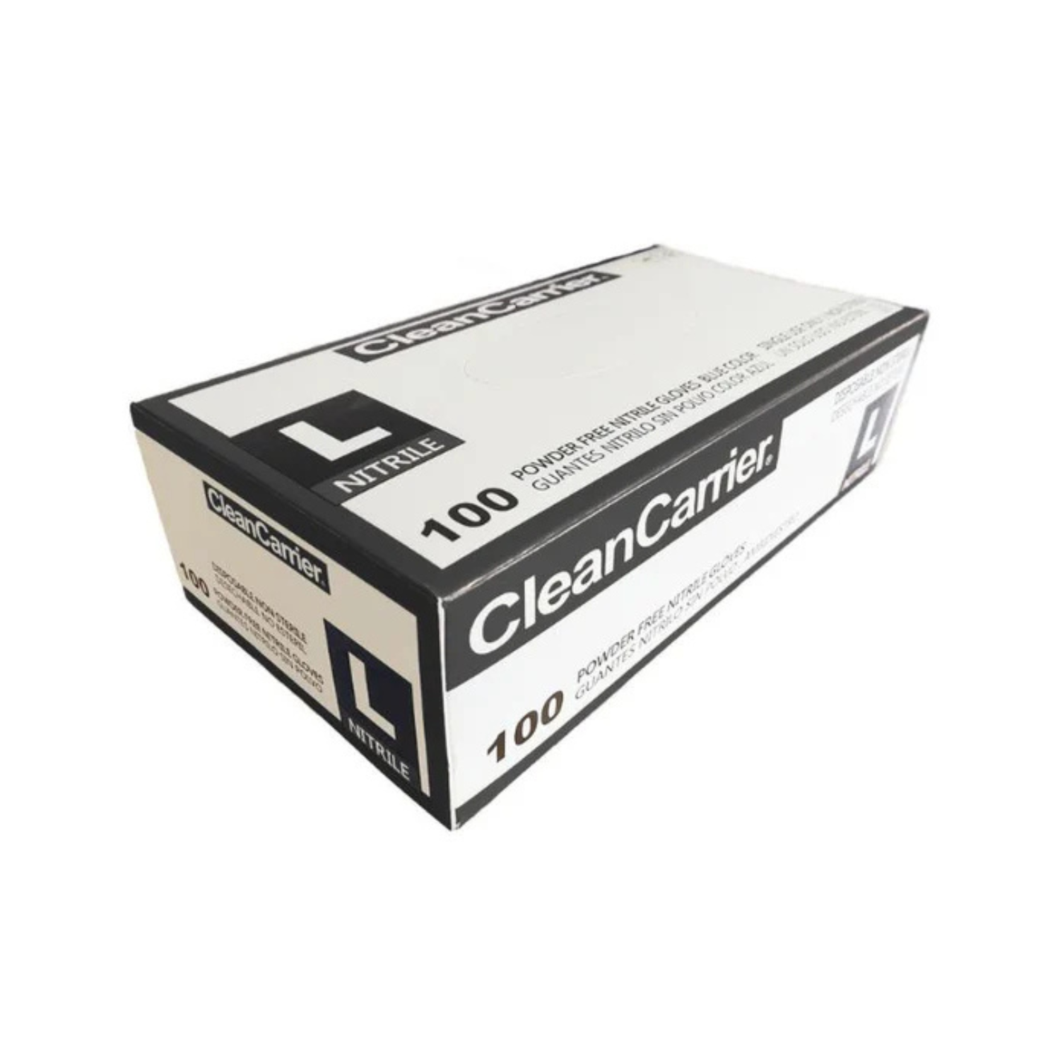 Guantes Desechables De Nitrilo De Colores Sin Polvo 100u Color Negro Talla L-3