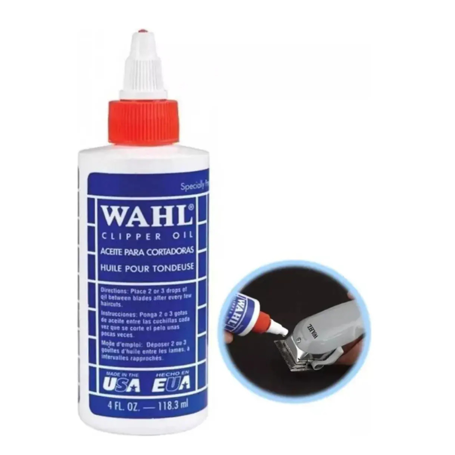Wahl Pack Limpieza Maquina Enfriador Aceite Cepillo Fade-2