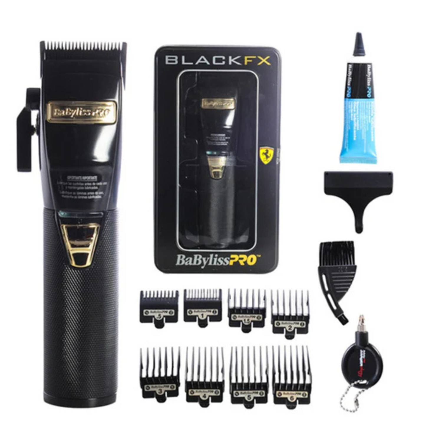 Máquina De Cortar Pelo Babyliss 4barbers Black Fx Stay Gold-3