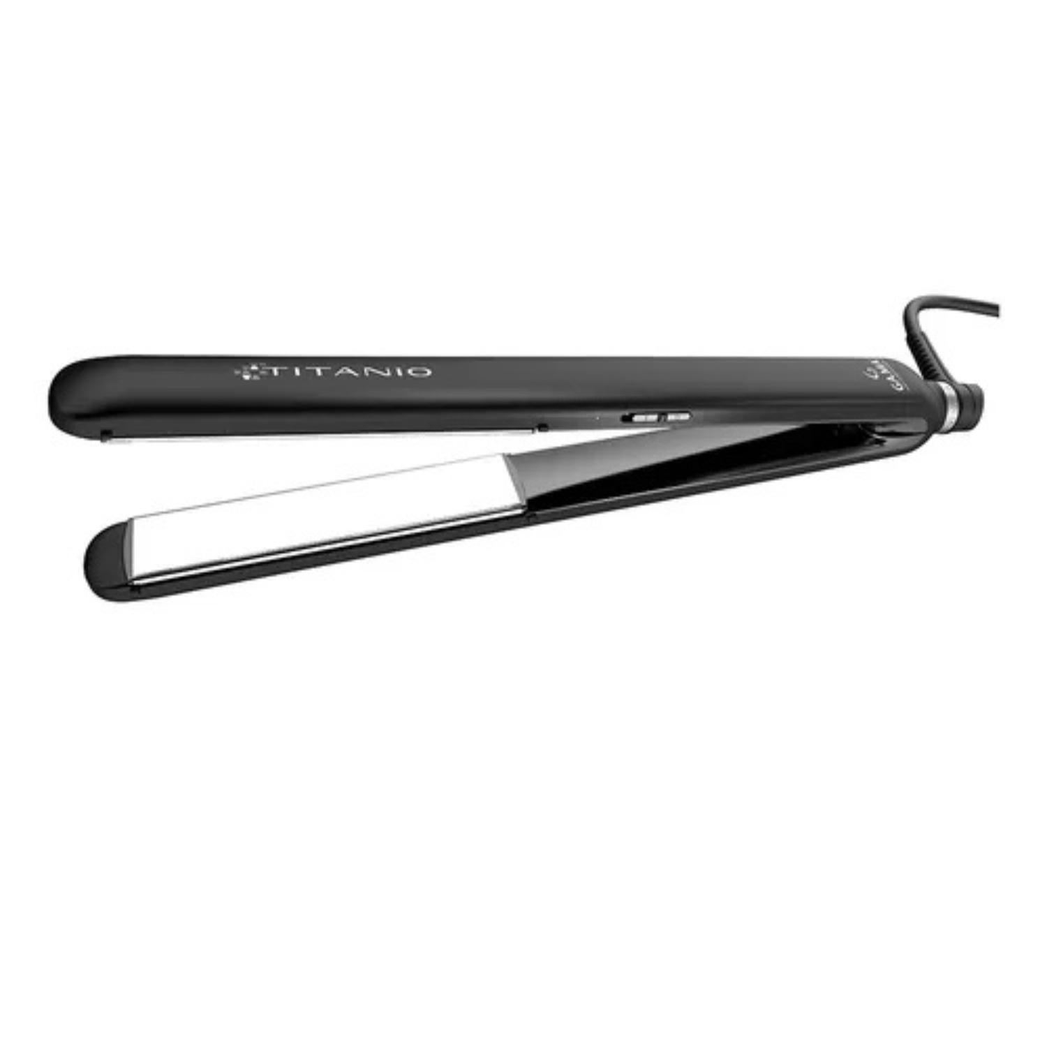 Plancha De Pelo Ga.ma Cp14 Titanio Profesional Negro-1