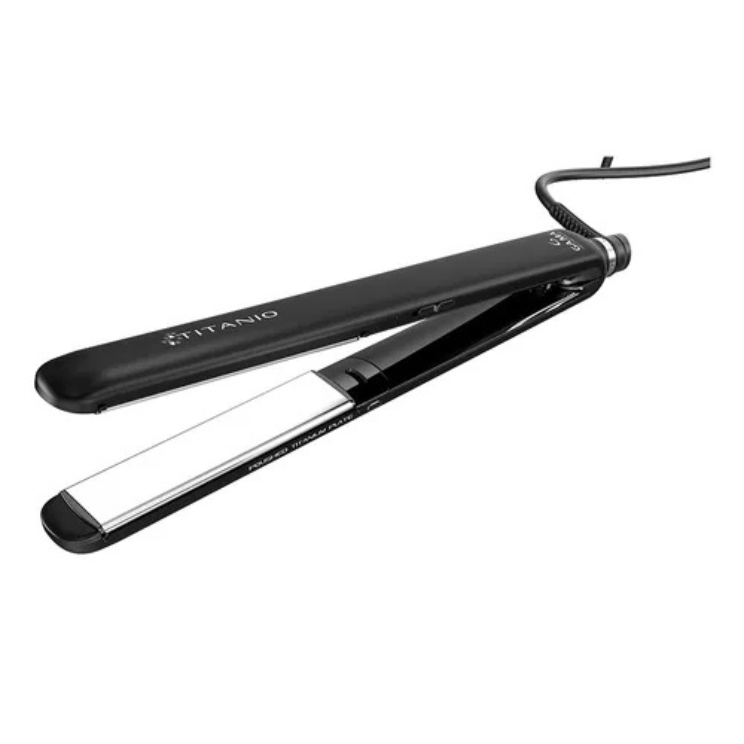 Plancha De Pelo Ga.ma Cp14 Titanio Profesional Negro-2