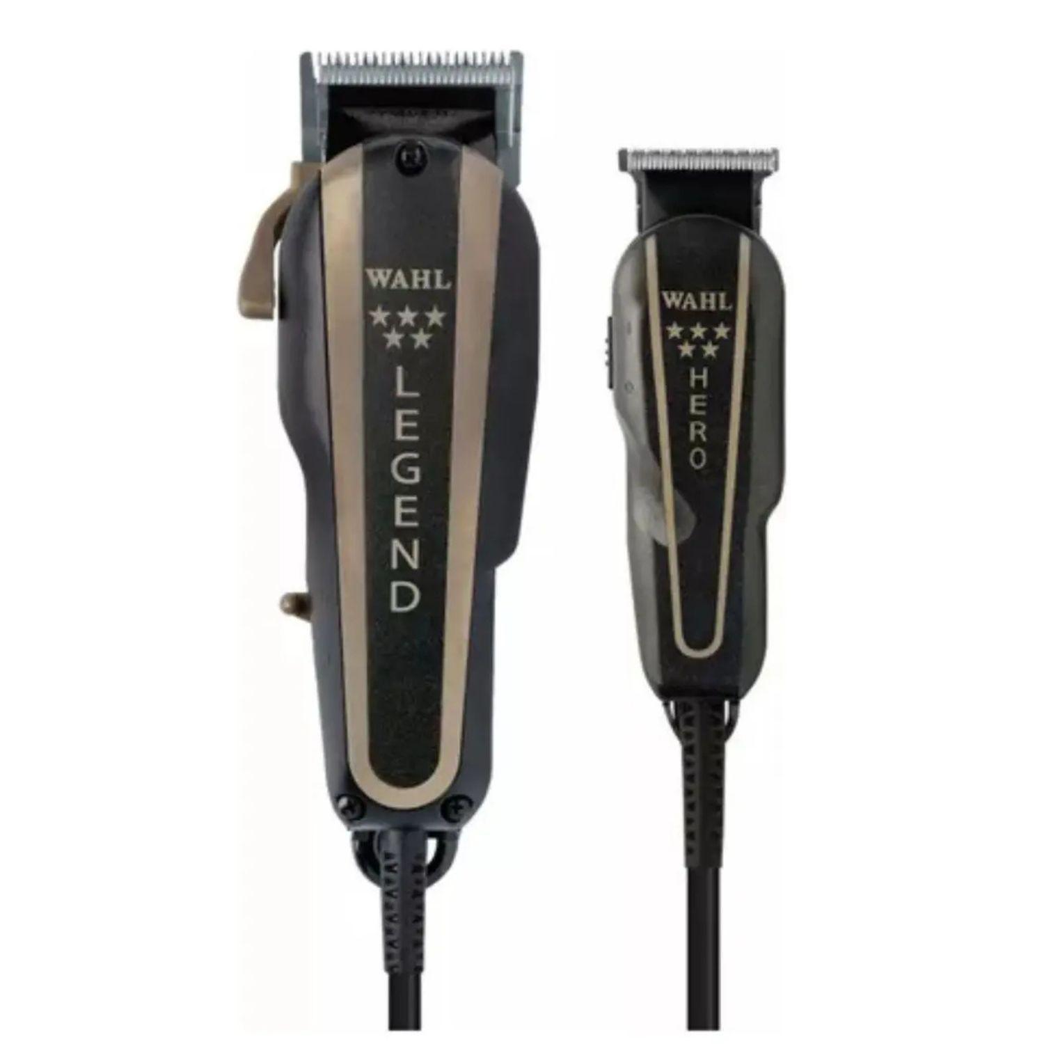M quina Cortapelo Wahl Barber Combo Legend Y Trimmer Hero Profesional-2