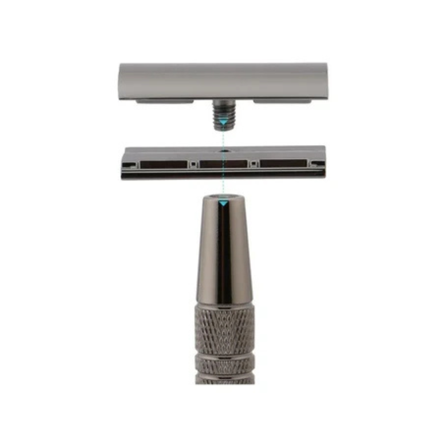 Navaja Rasuradora Clasica Inox Hairstar+5 Repuestos Barberia-2