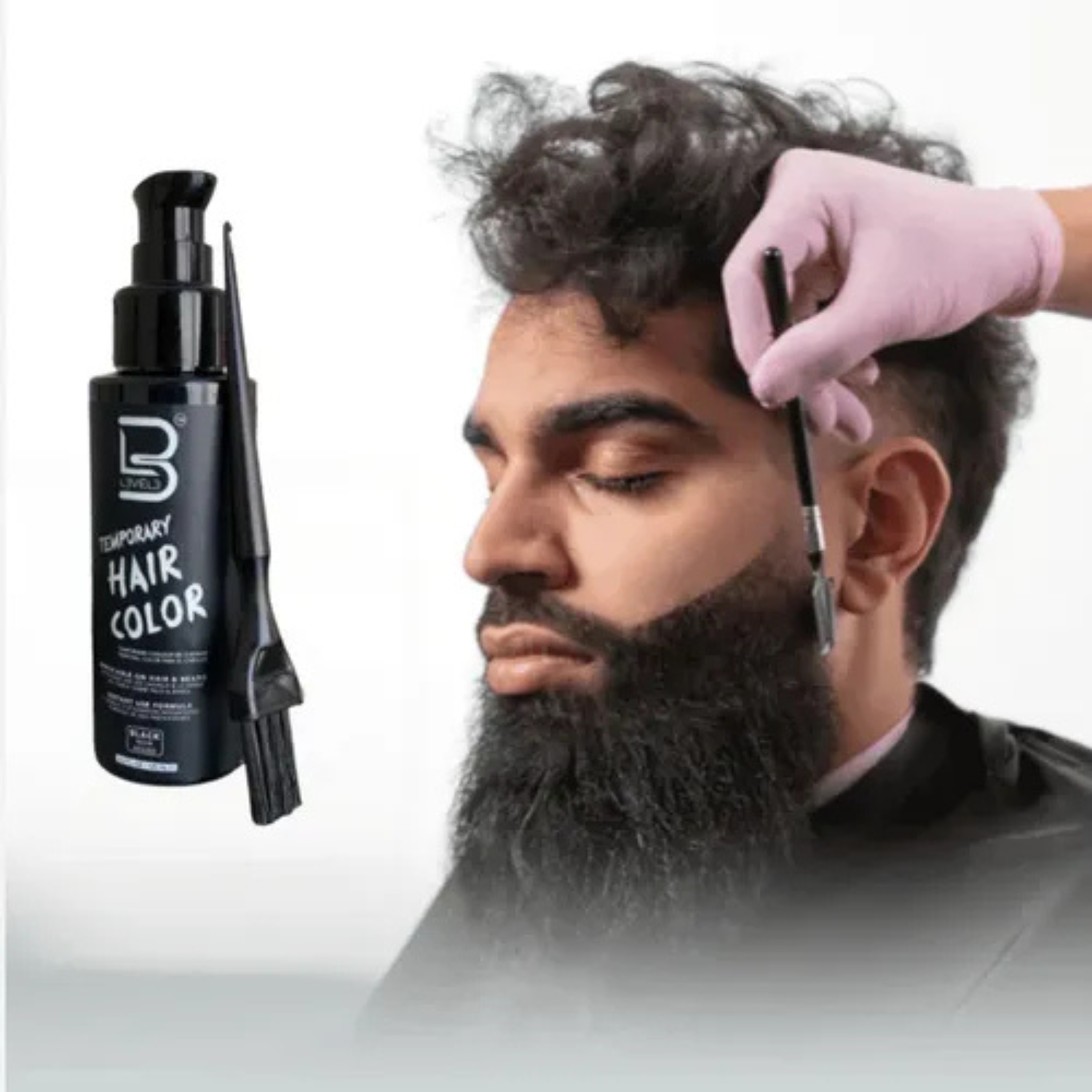 Tinte Para Barba Color Negro Level 3 (125ml)-2
