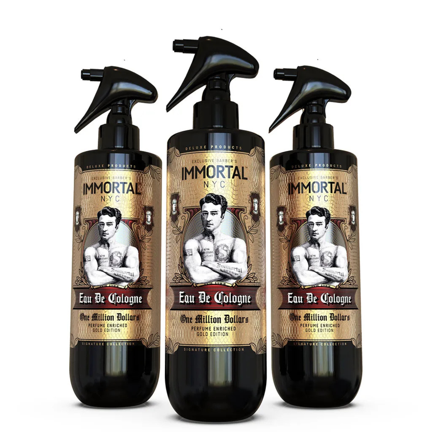 IMMORTAL NYC Después del Afeitado Colonia One Million Dollars 500ML-1