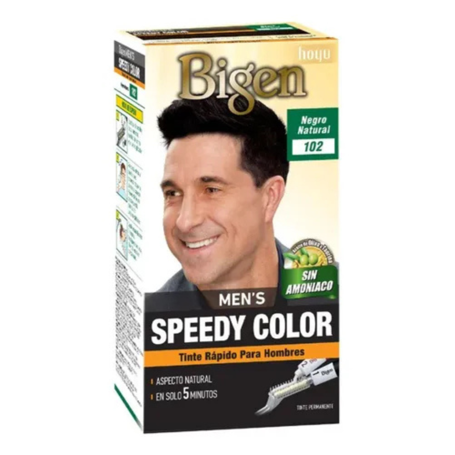 Tinte Para Pelo Beard Color #B102 Negro Natural-2