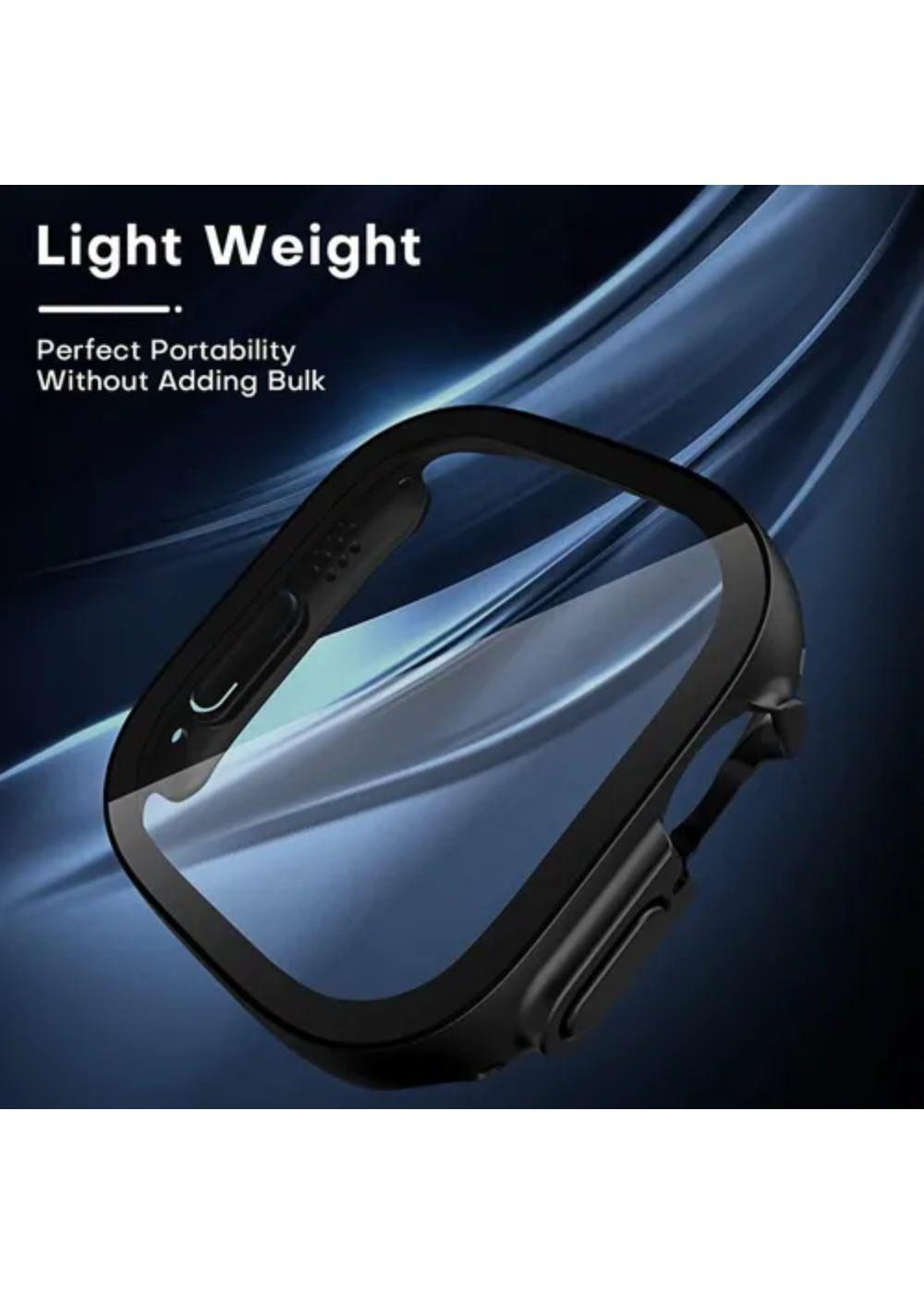 Carcasa Para Apple Watch Ultra Vidrio Templado Premium 9h-1