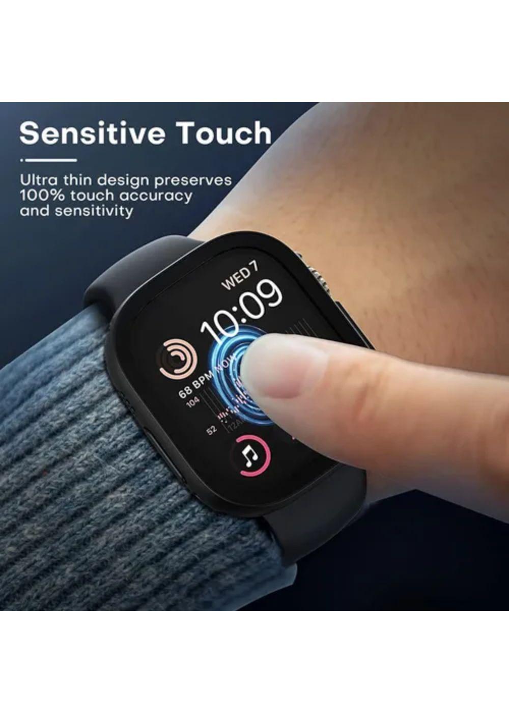 Carcasa Para Apple Watch Ultra Vidrio Templado Premium 9h-2