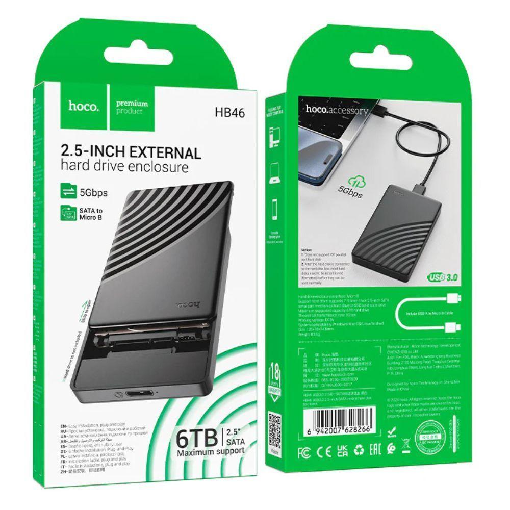 Cofre De Disco Duro Ssd Y Sata 2.5 Usb 3.0 6TB-4