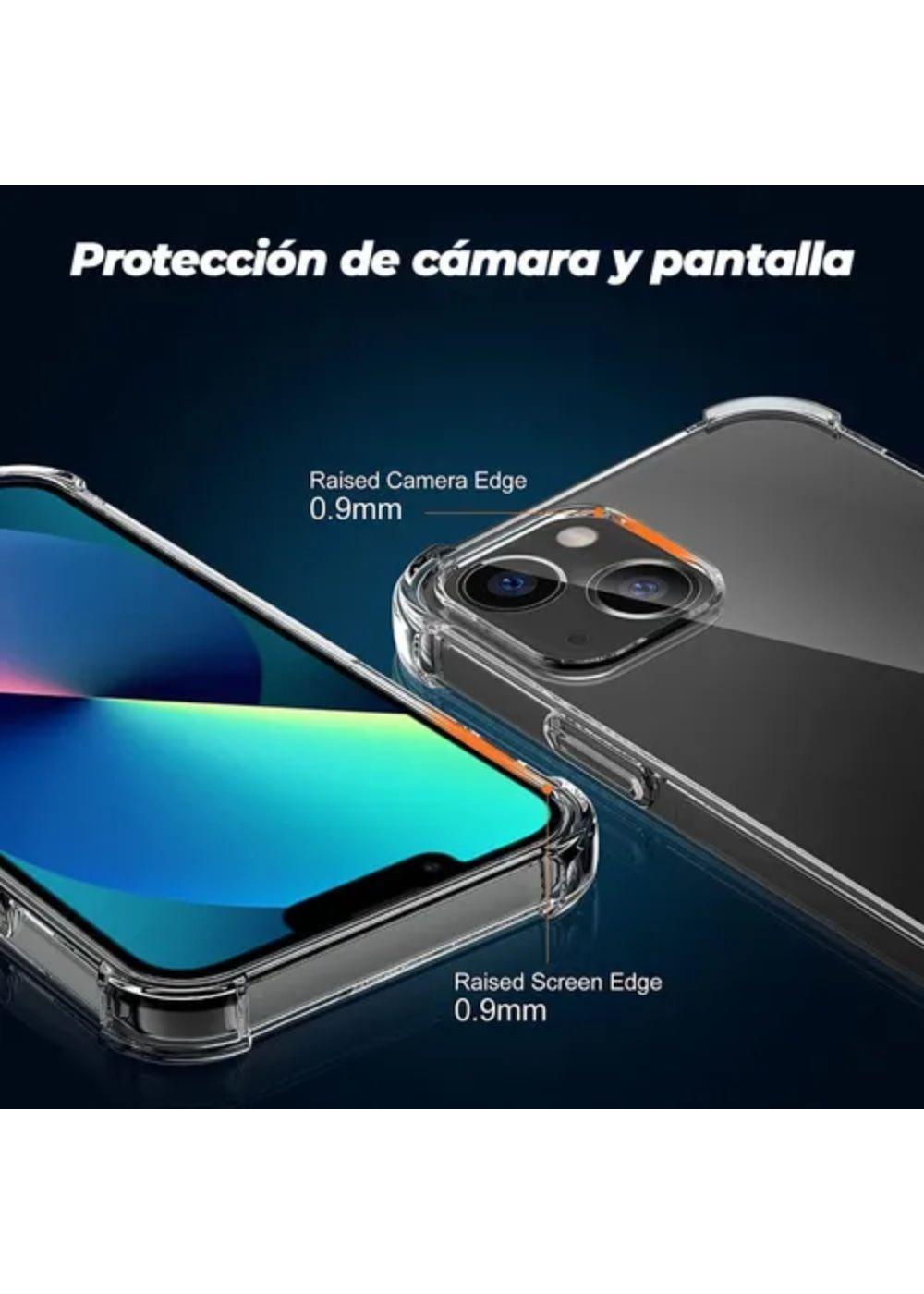 Carcasa Para iPhone 13 Mini Antigolpe Transparente Reforzada-2