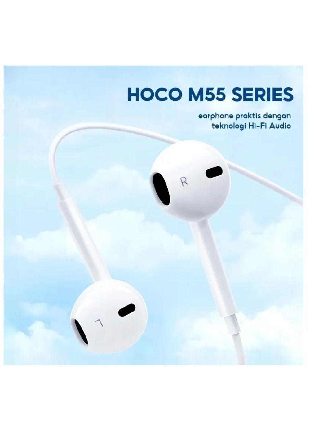 Aud fonos In ear Hocco M55 Rosa Con Micr fono y Control Volumen 3 5mm-4