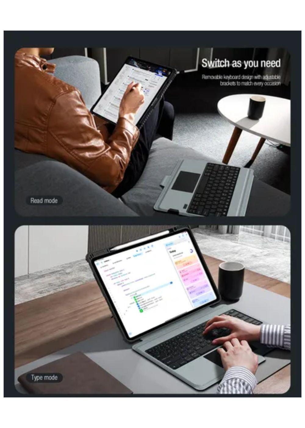 Funda Con Teclado Trackpad Para iPad Pro 13 M4 2024 Nillkin-6