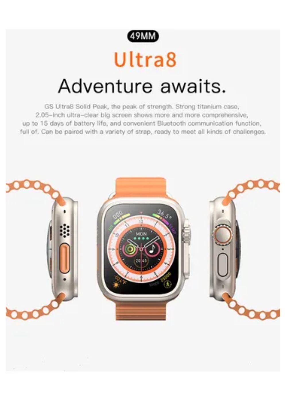 Reloj Smartwatch Ultra 49mm Sport Resistente Ip66 Llamadas-3