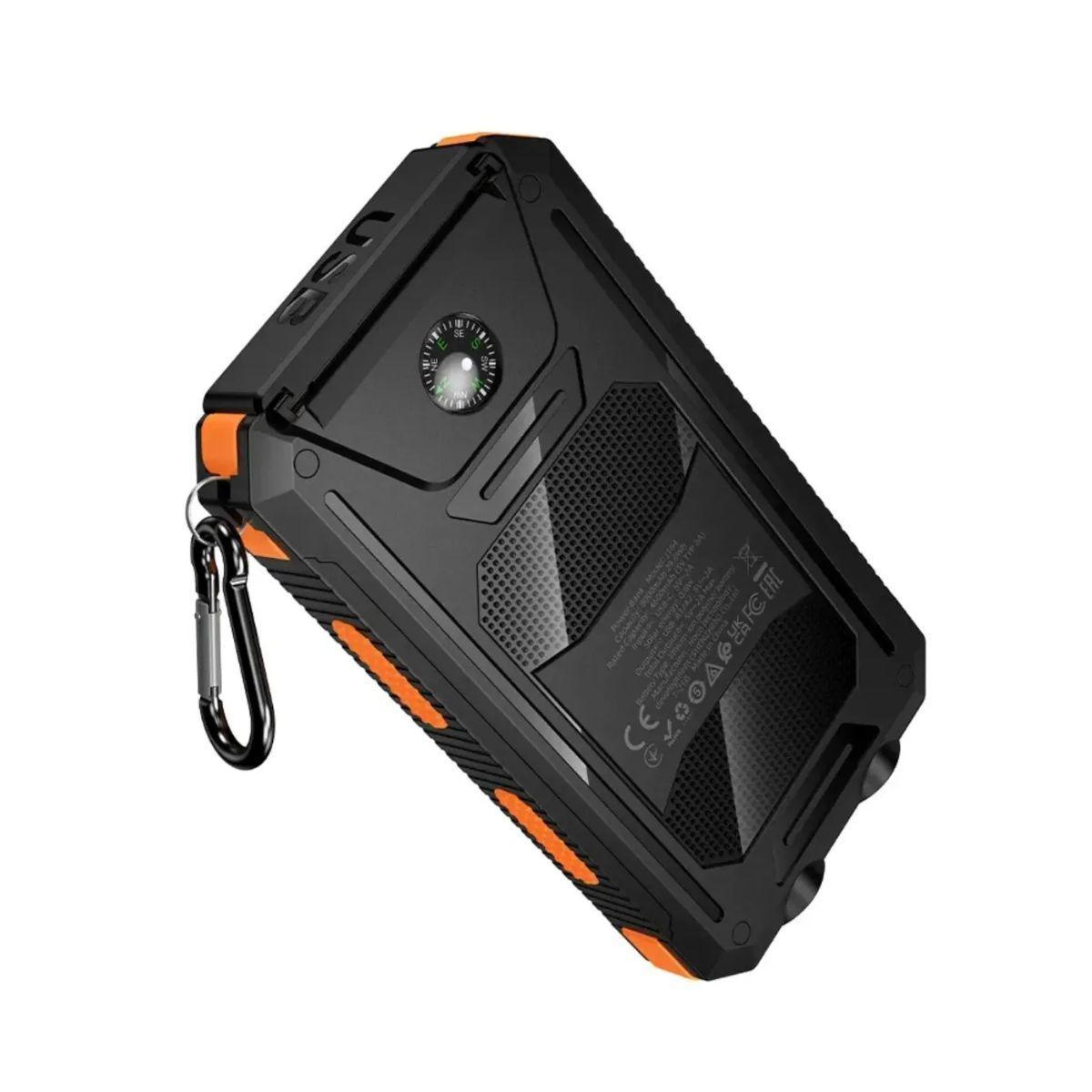 Bateria Portatil Solar 8000 Mah + Linterna Led Powerbank-2