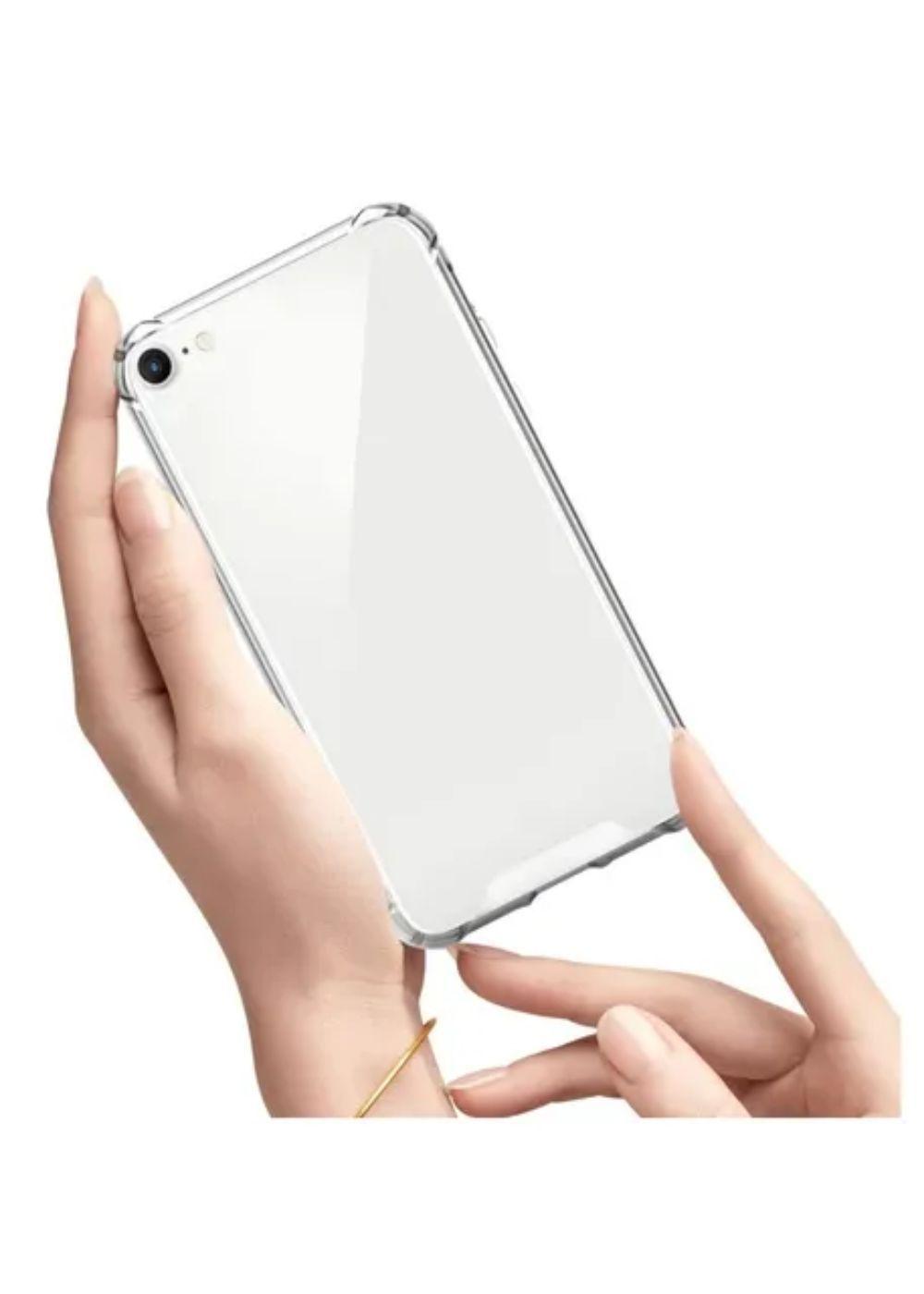 Carcasa Para iPhone SE 2022 Transparente Antigolpes-3