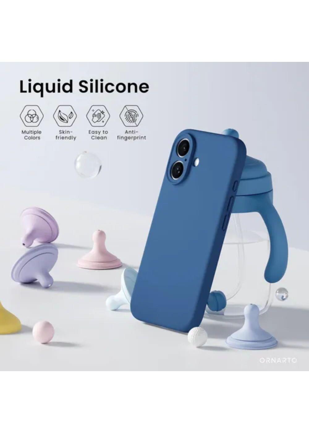 Carcasa Para iPhone 16 Silicona Suave Antigolpe Camara Cover-3