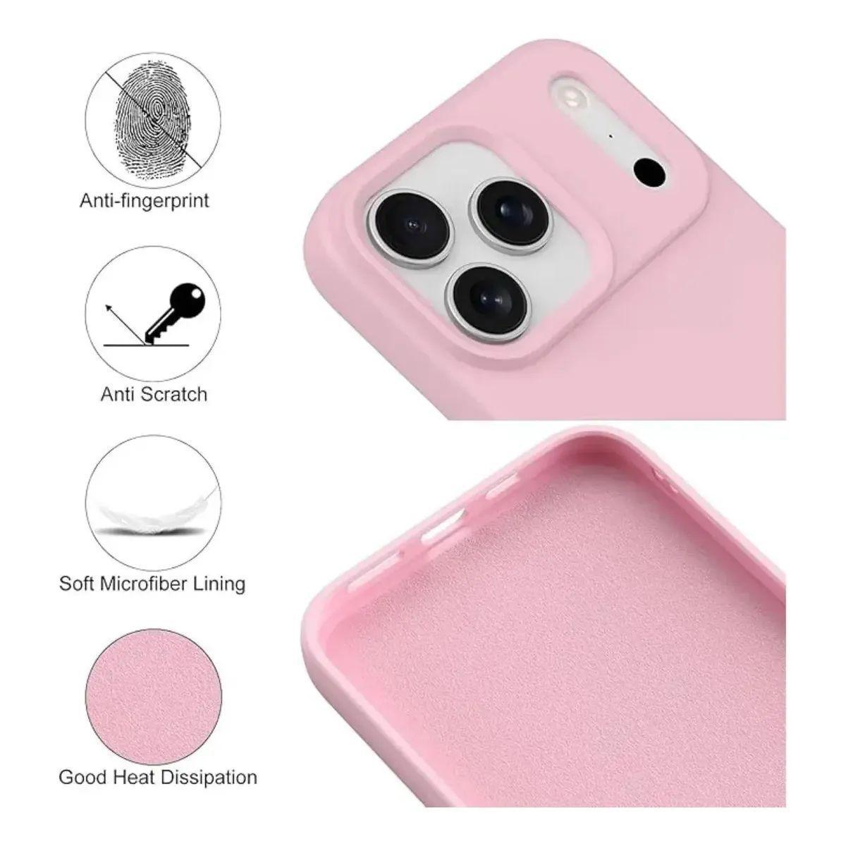 Carcasa Para Iphone 18 Pro Max Silicona Suave Antigolpe-2