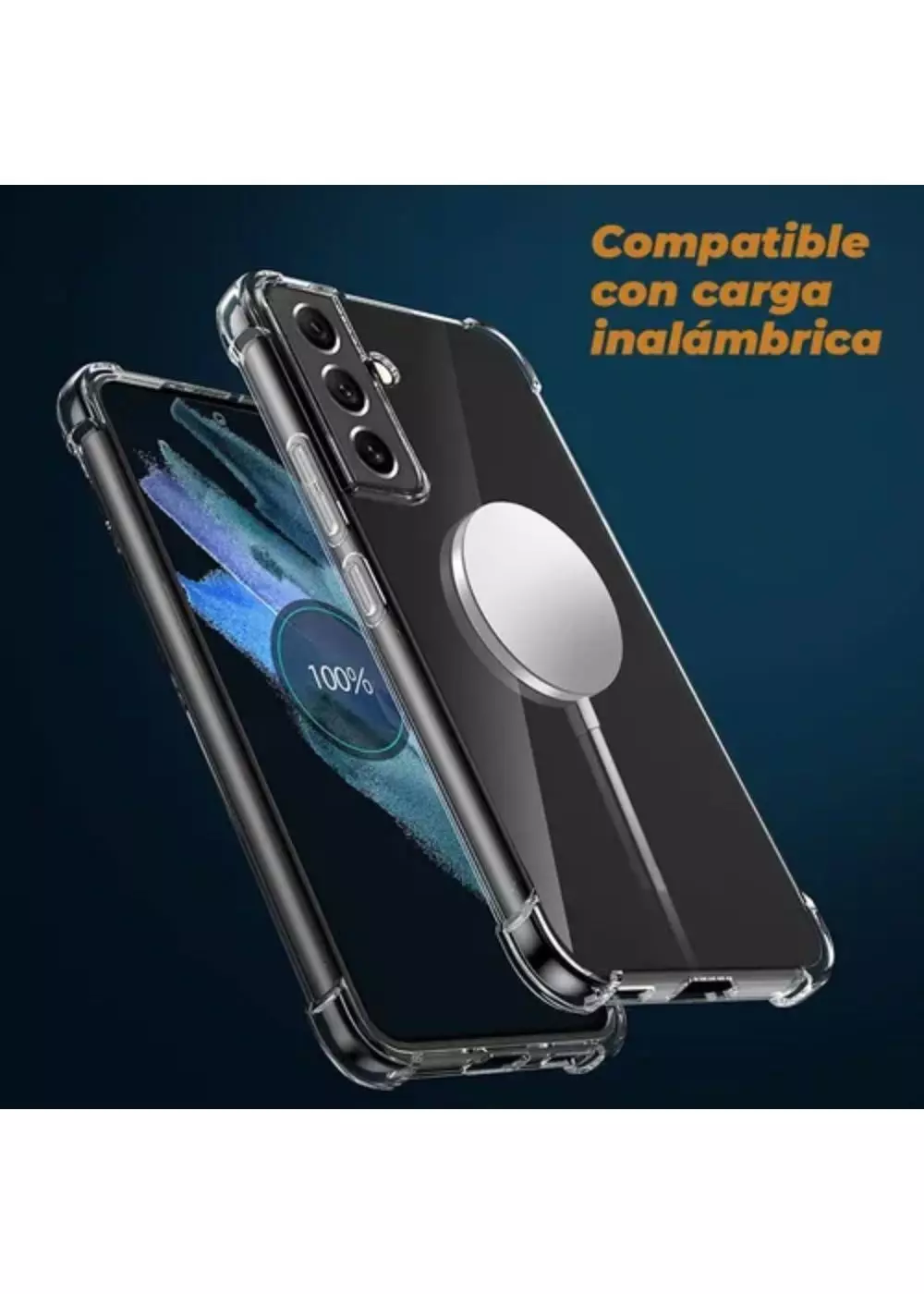 Carcasa Para Samsung S22 Plus Transparente Antigolpes-2