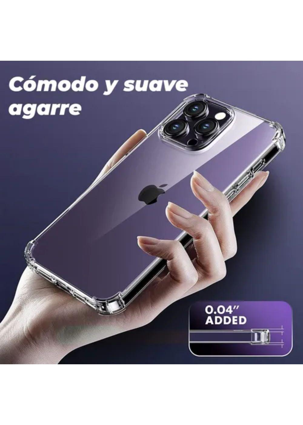 Carcasa Para iPhone 14 Pro Transparente Antigolpes Reforzada-2