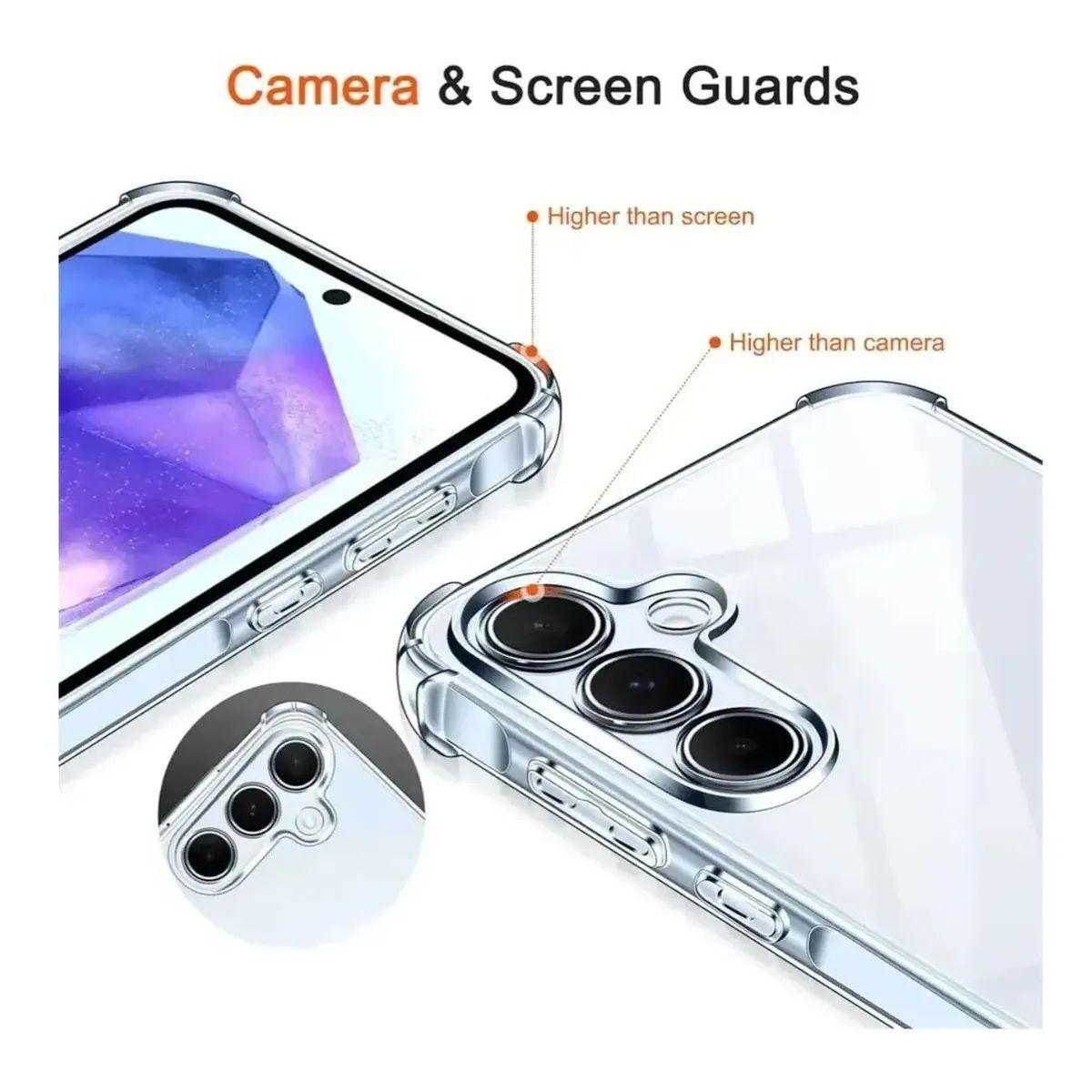 Carcasa Para Samsung A37 5g Transparente Antigolpes-1