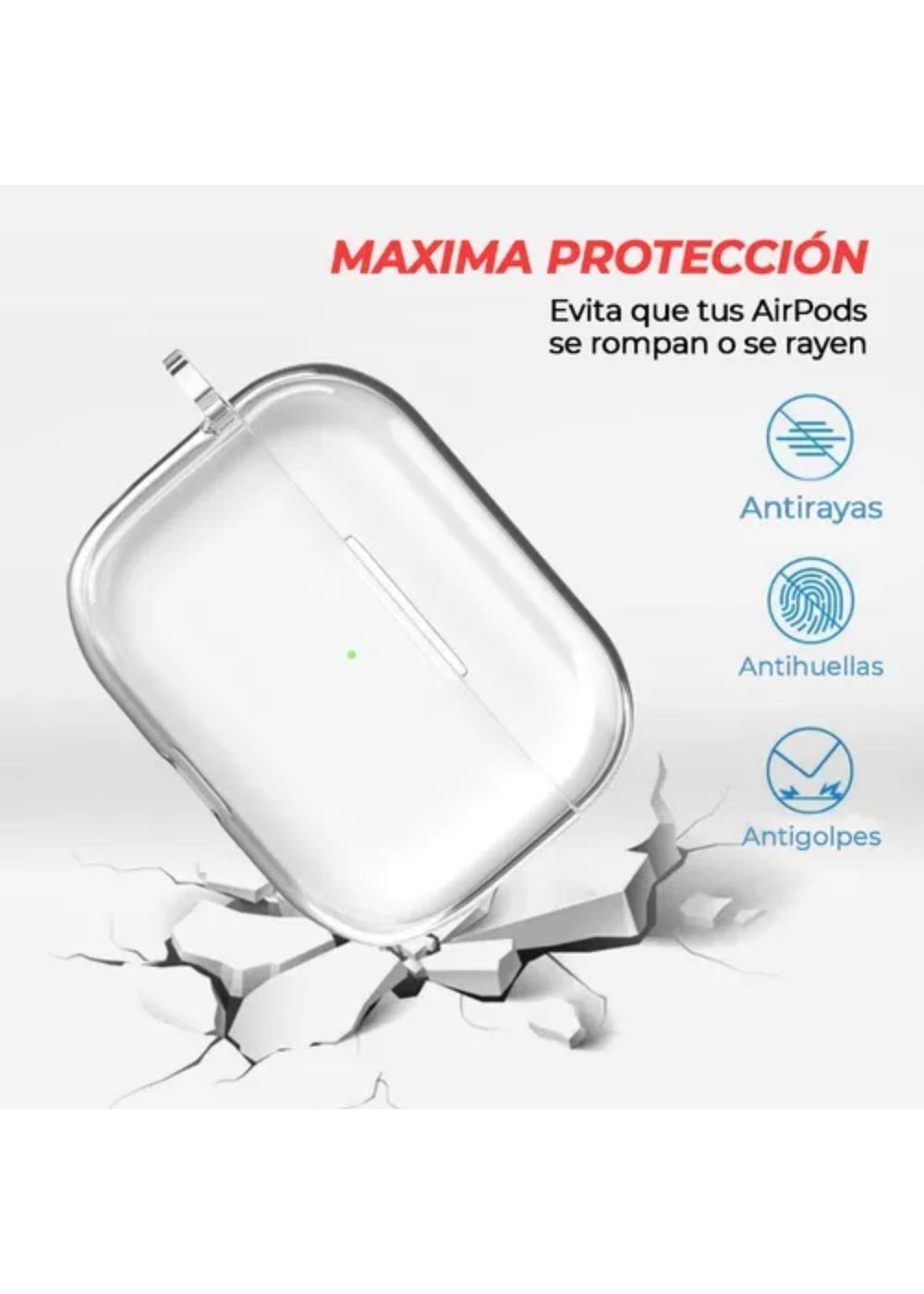 Funda Para AirPods 3 Generacion Transparente Antishock-2