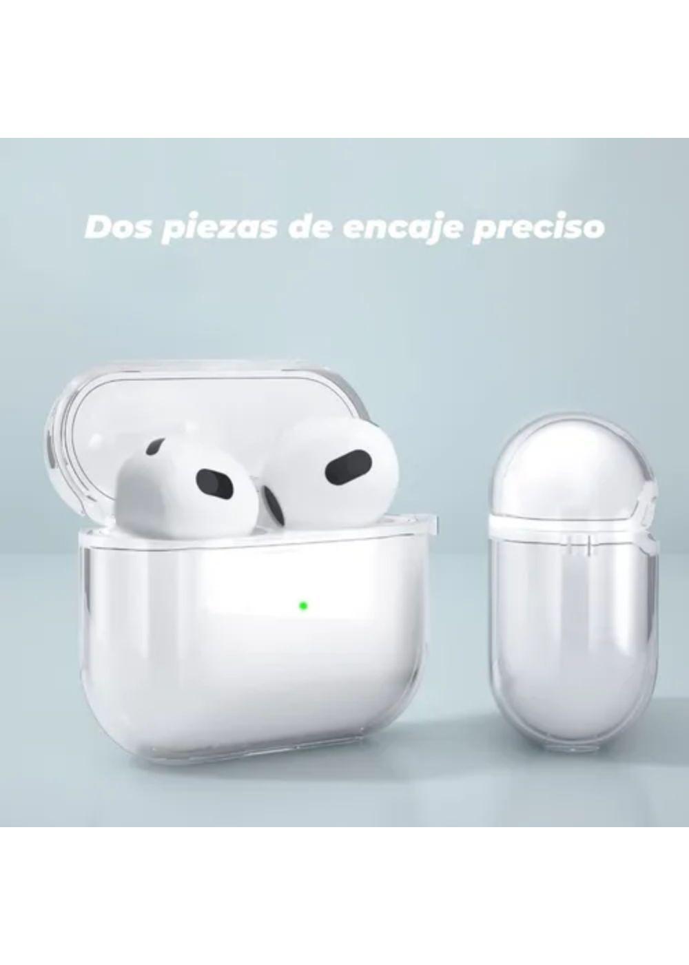 Funda Para AirPods 3 Generacion Transparente Antishock-6