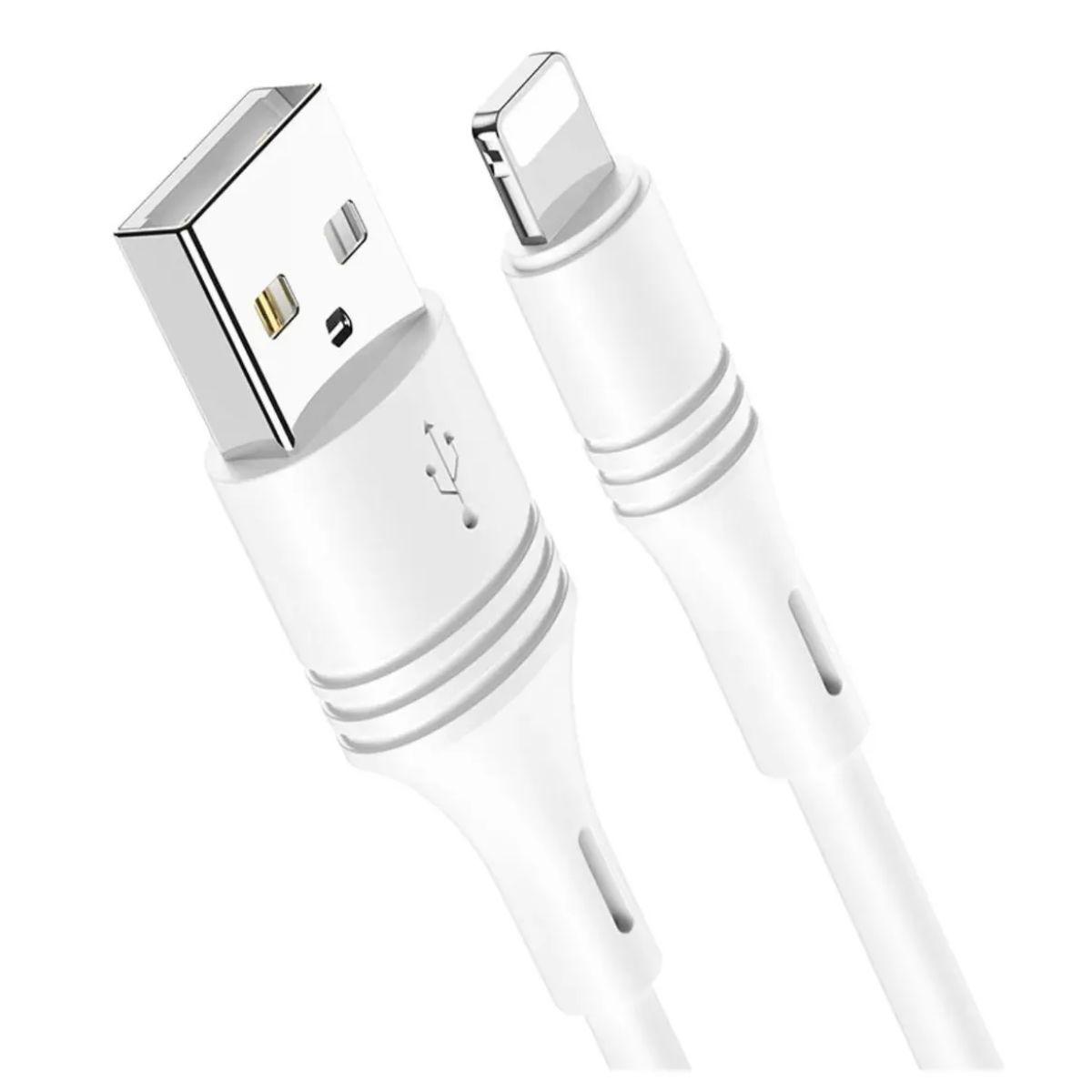 Cable De Carga Rapida 2 4 A Usb Compatible Con Lightning 1m-3