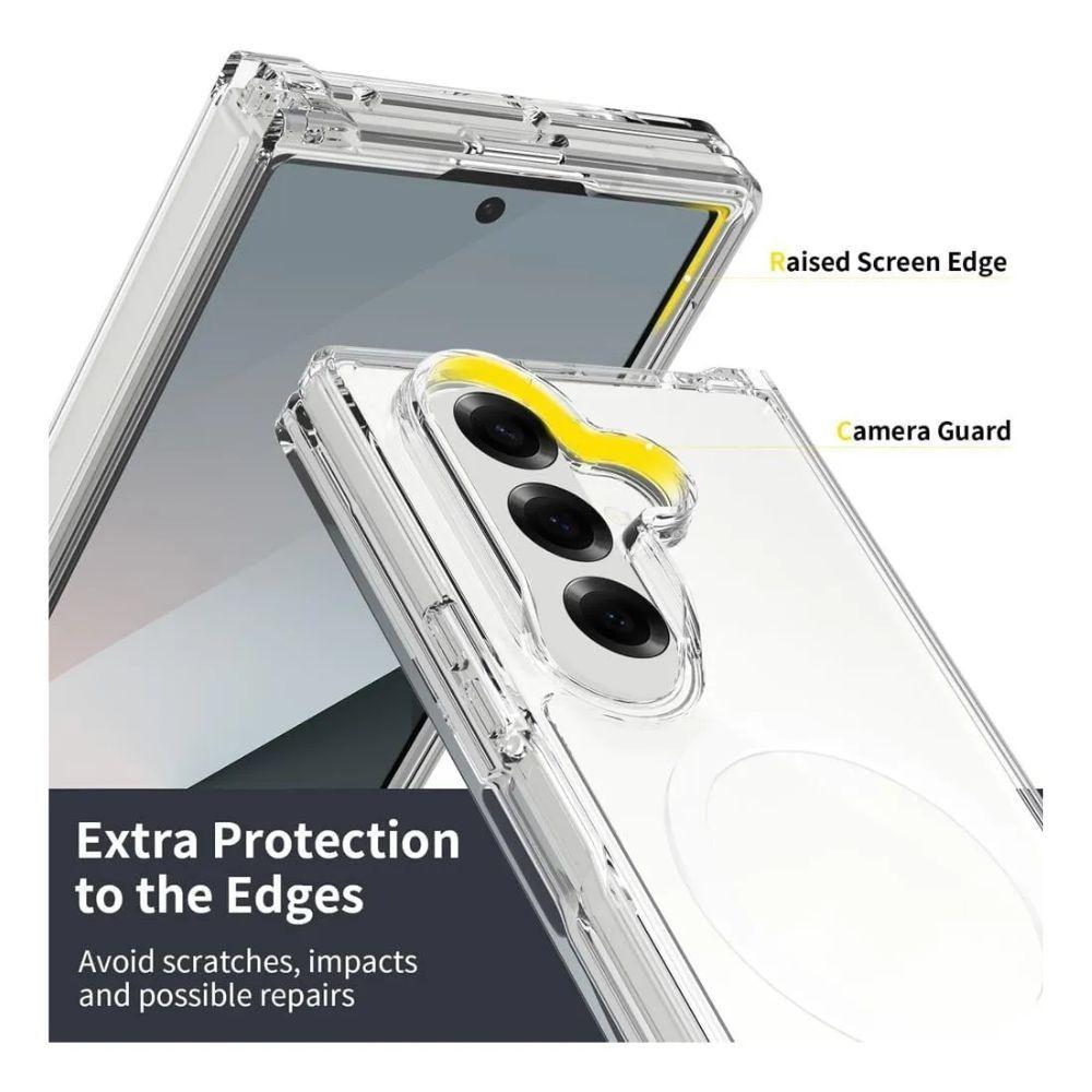 Carcasa Para Samsung Z Fold 7 Transparente Magnetica-4