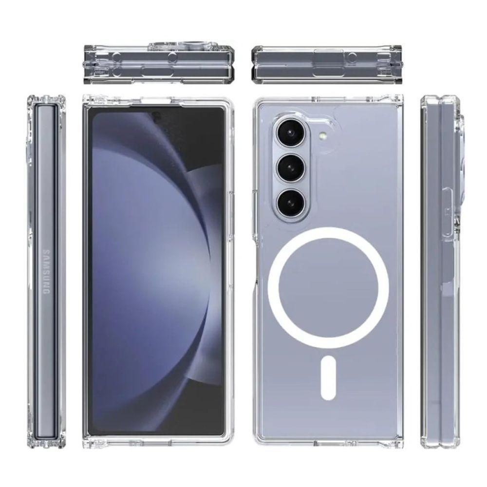 Carcasa Para Samsung Z Fold 7 Transparente Magnetica-6