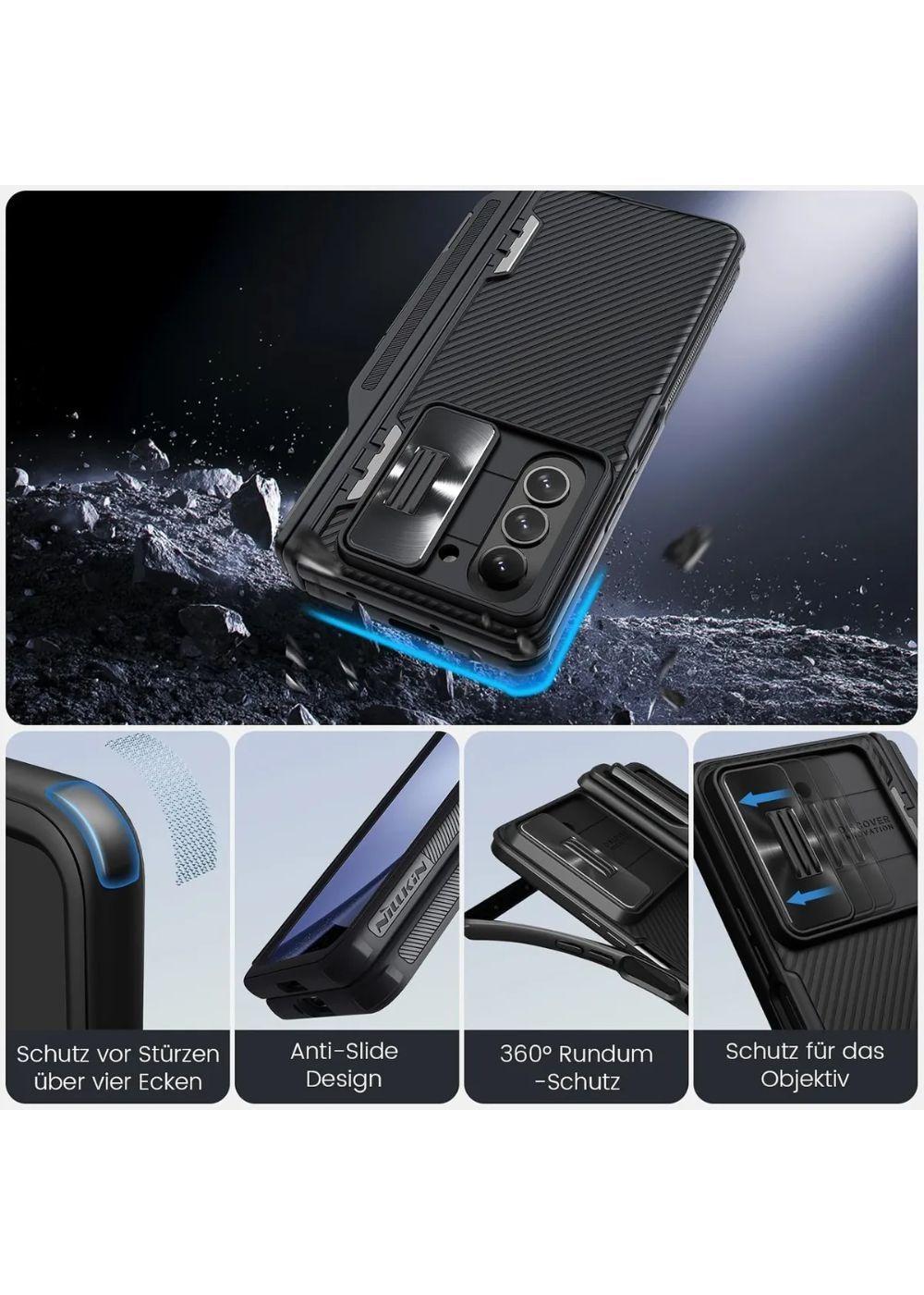 Carcasa Para Samsung Z Fold 5 Nillkin Camshield + Pen Holder-6