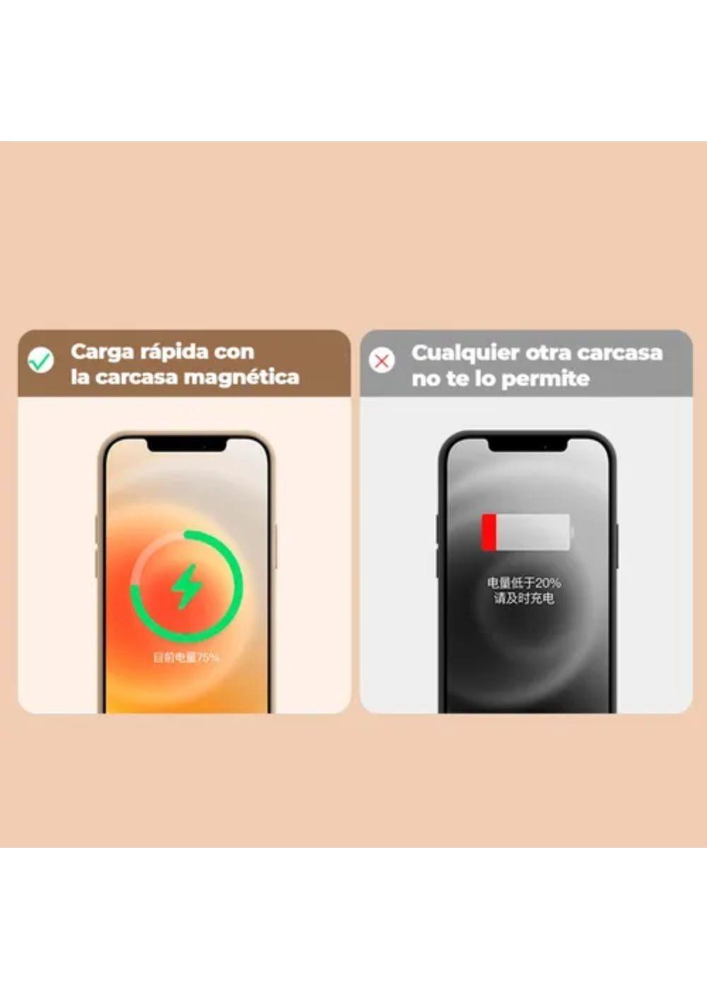 Carcasa Para iPhone 13 Mini Silicona Magsafe Antigolpe Cover-2